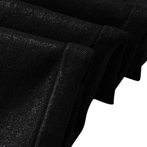 Concert Outfit Black Wax Coated Flare Jeans