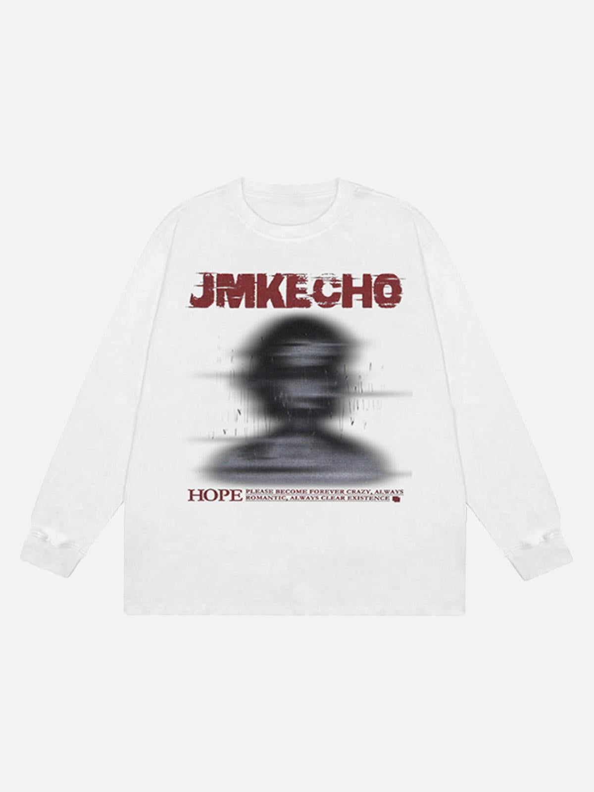 Concert Outfit Blurred Silhouette Print Long Sleeve T-Shirt Concert Outfit Blurred Silhouette Print Long Sleeve T-Shirt
