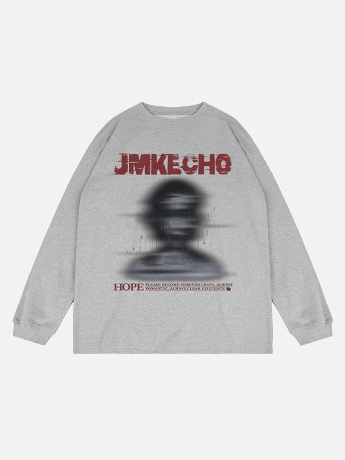 Concert Outfit Blurred Silhouette Print Long Sleeve T-Shirt Concert Outfit Blurred Silhouette Print Long Sleeve T-Shirt