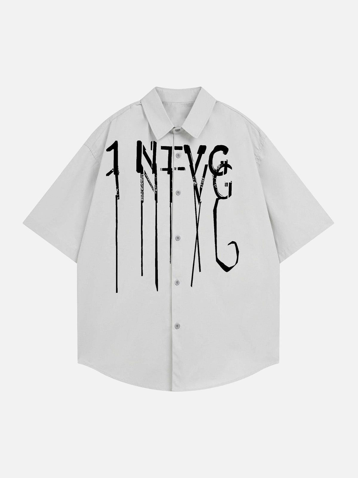 Concert Outfit Bold Letter Graphic Short-Sleeve Shirt Concert Outfit Bold Letter Graphic Short-Sleeve Shirt