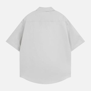 Concert Outfit Bold Letter Graphic Short-Sleeve Shirt