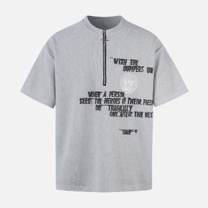 Concert Outfit Bold Statement Graphic T-Shirt