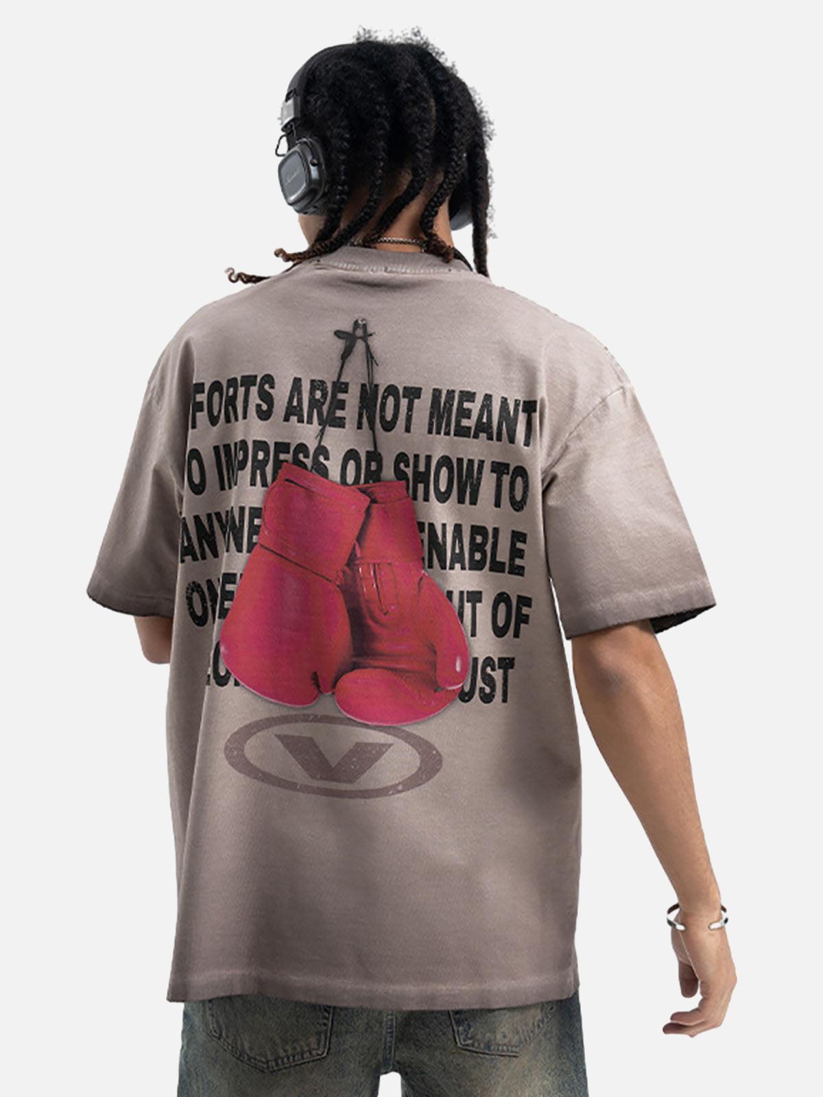 Concert Outfit Boxing Boy Graphic T-Shirt Concert Outfit Boxing Boy Graphic T-Shirt