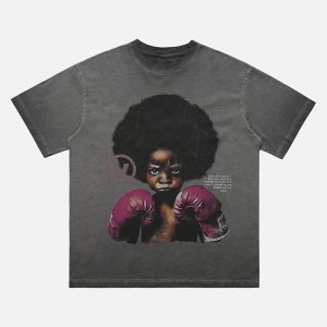 Concert Outfit Boxing Boy Graphic T-Shirt