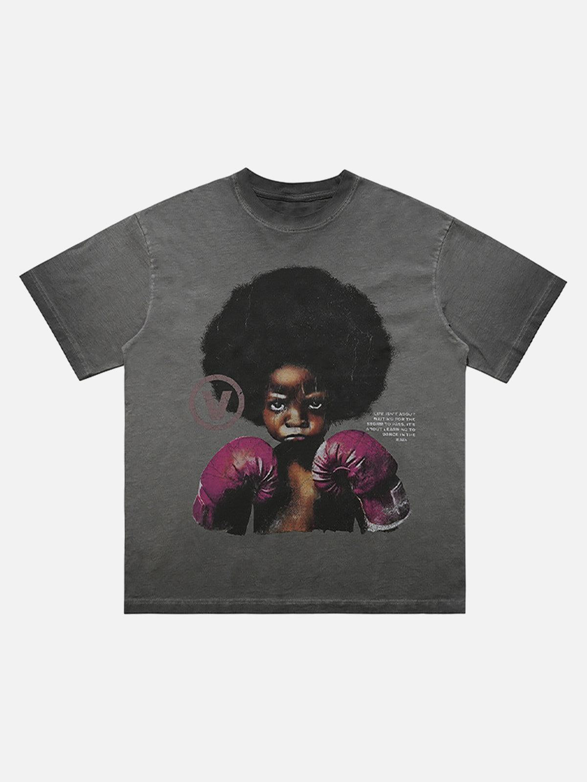 Concert Outfit Boxing Boy Graphic T-Shirt Concert Outfit Boxing Boy Graphic T-Shirt