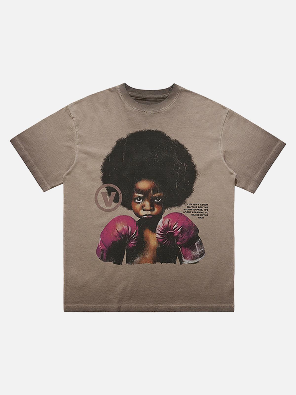 Concert Outfit Boxing Boy Graphic T-Shirt Concert Outfit Boxing Boy Graphic T-Shirt