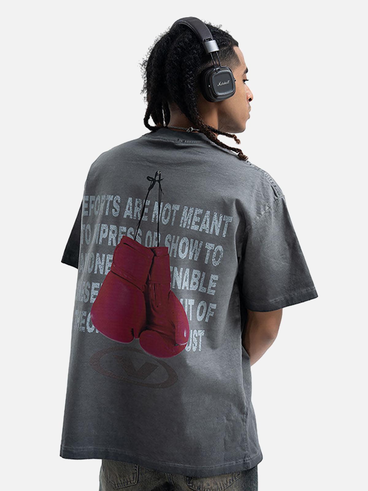 Concert Outfit Boxing Boy Graphic T-Shirt Concert Outfit Boxing Boy Graphic T-Shirt