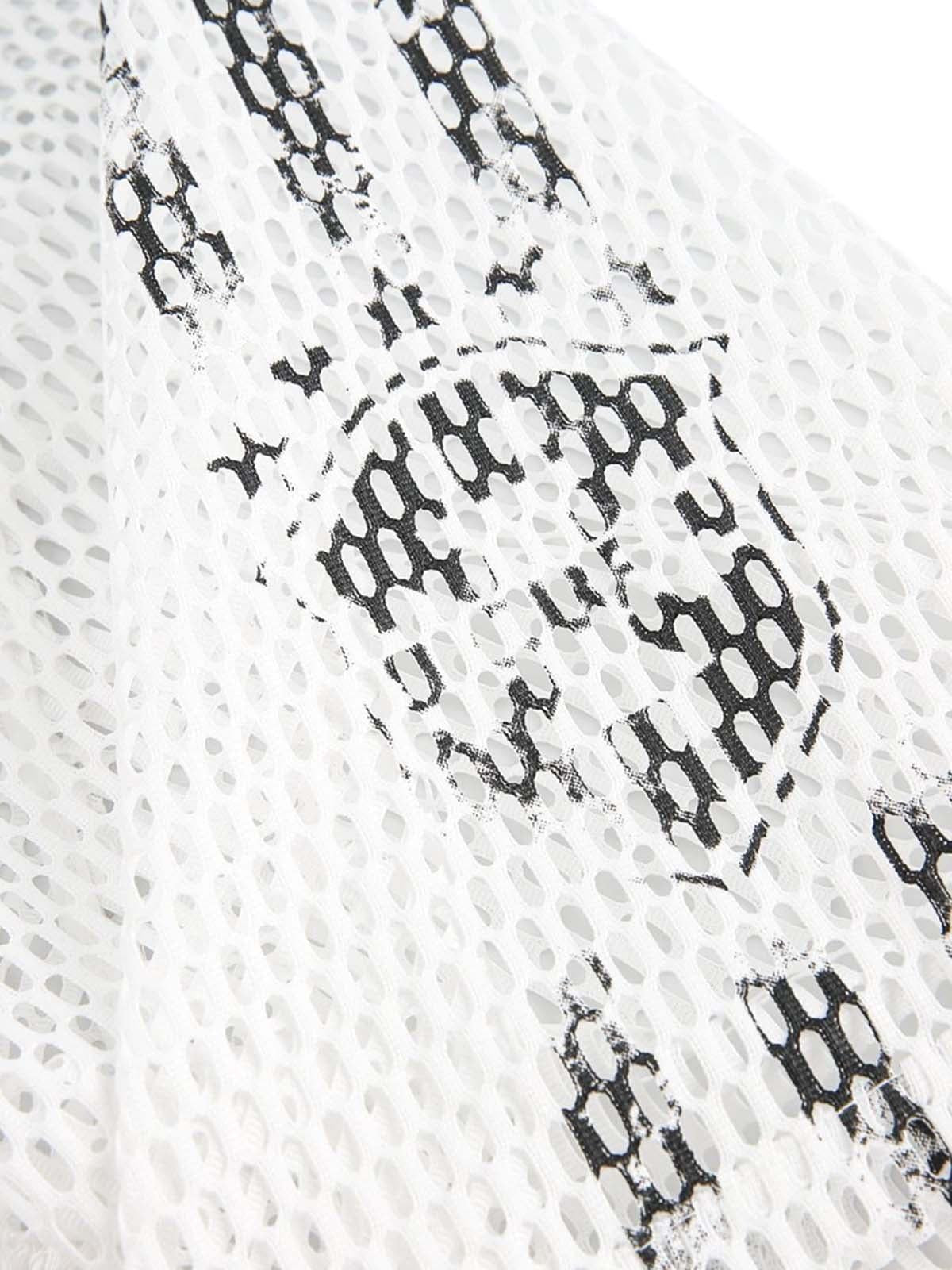 Concert Outfit Breathable Mesh Hooded Snake Print Jersey T-Shirt Concert Outfit Breathable Mesh Hooded Snake Print Jersey T-Shirt