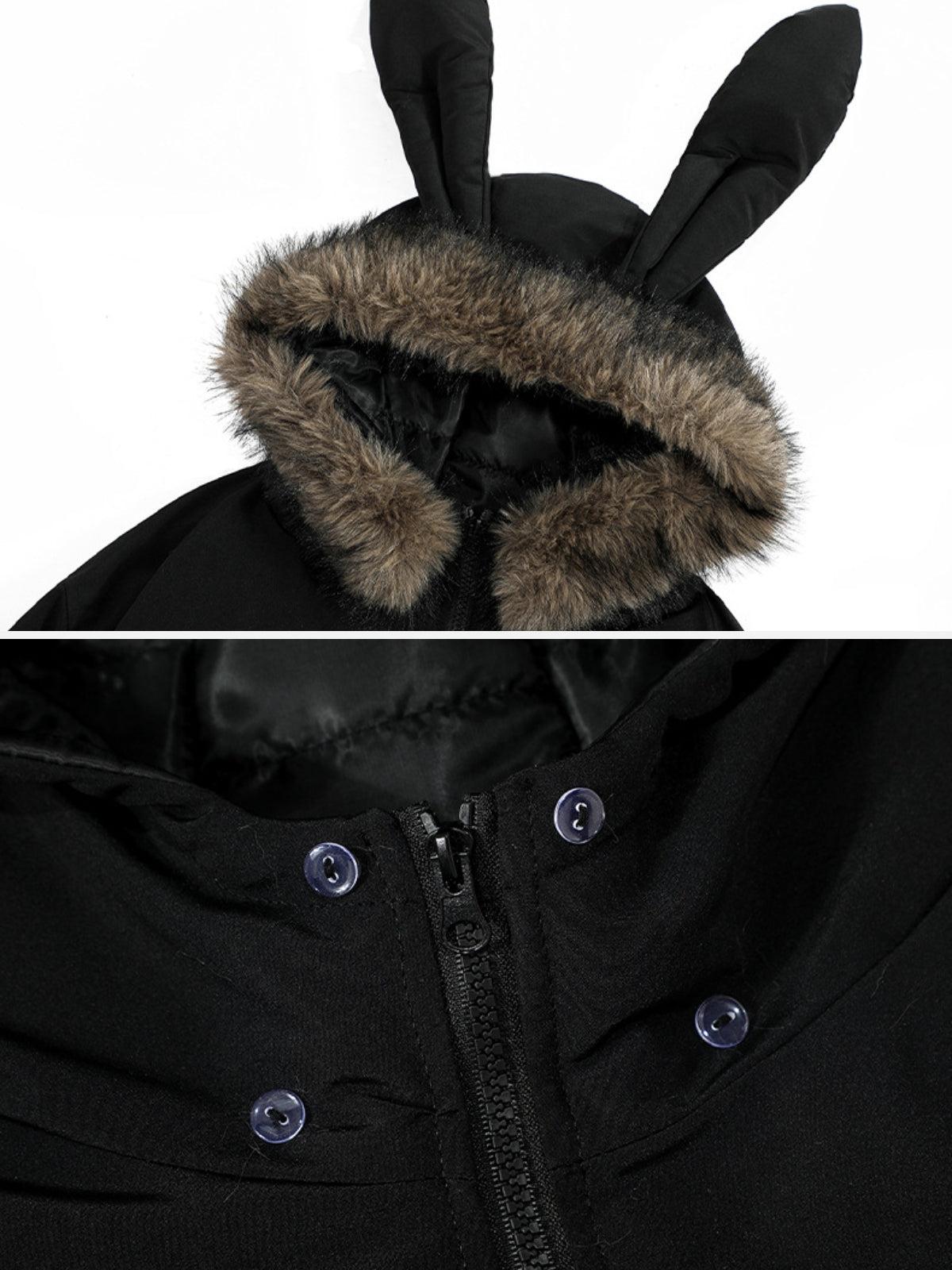 Concert Outfit Bunny Ear Hooded Coat Concert Outfit Bunny Ear Hooded Coat