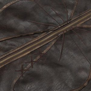 Concert Outfit Butterfly Faux Leather Jacket