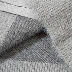 Concert Outfit Butterfly Jacquard Knit Mock Neck Sweater