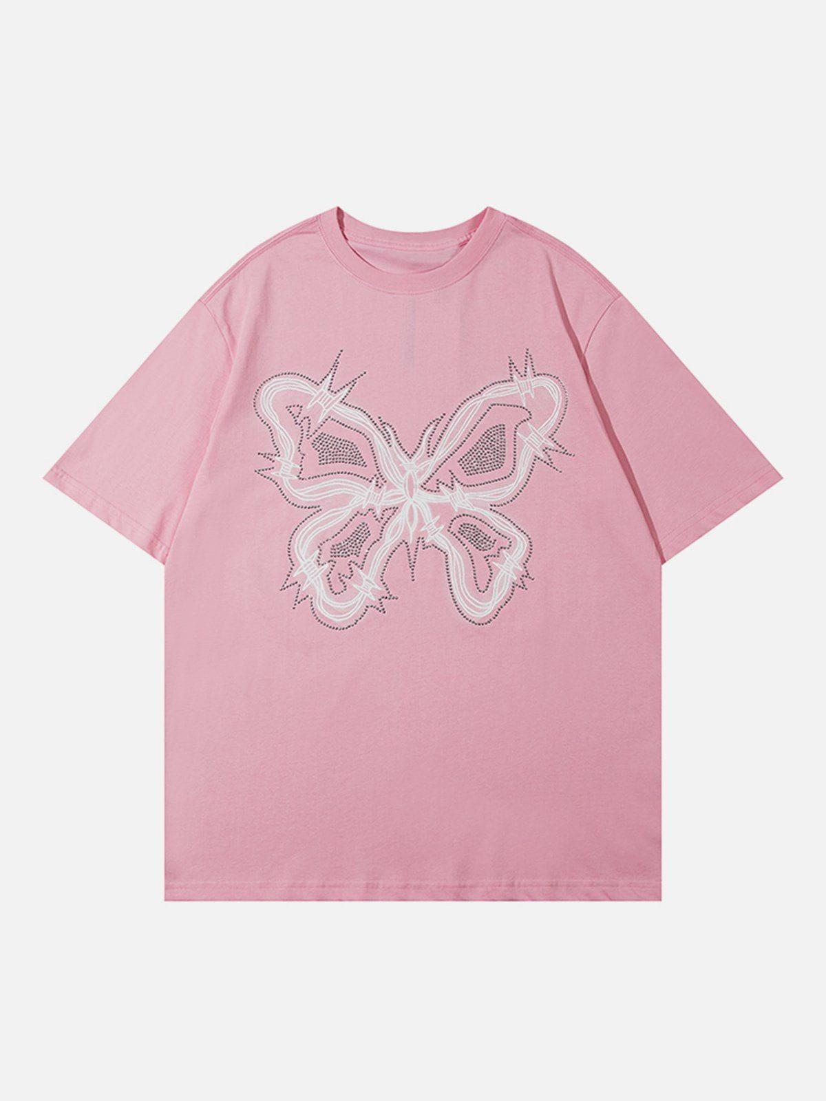 Concert Outfit Butterfly Print Tee Concert Outfit Butterfly Print Tee