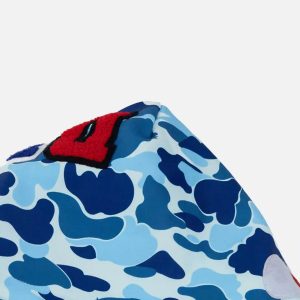 Concert Outfit Camouflage Double Cap Design Hoodie