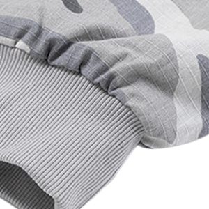 Concert Outfit Camouflage Fleece Hooded Jacket