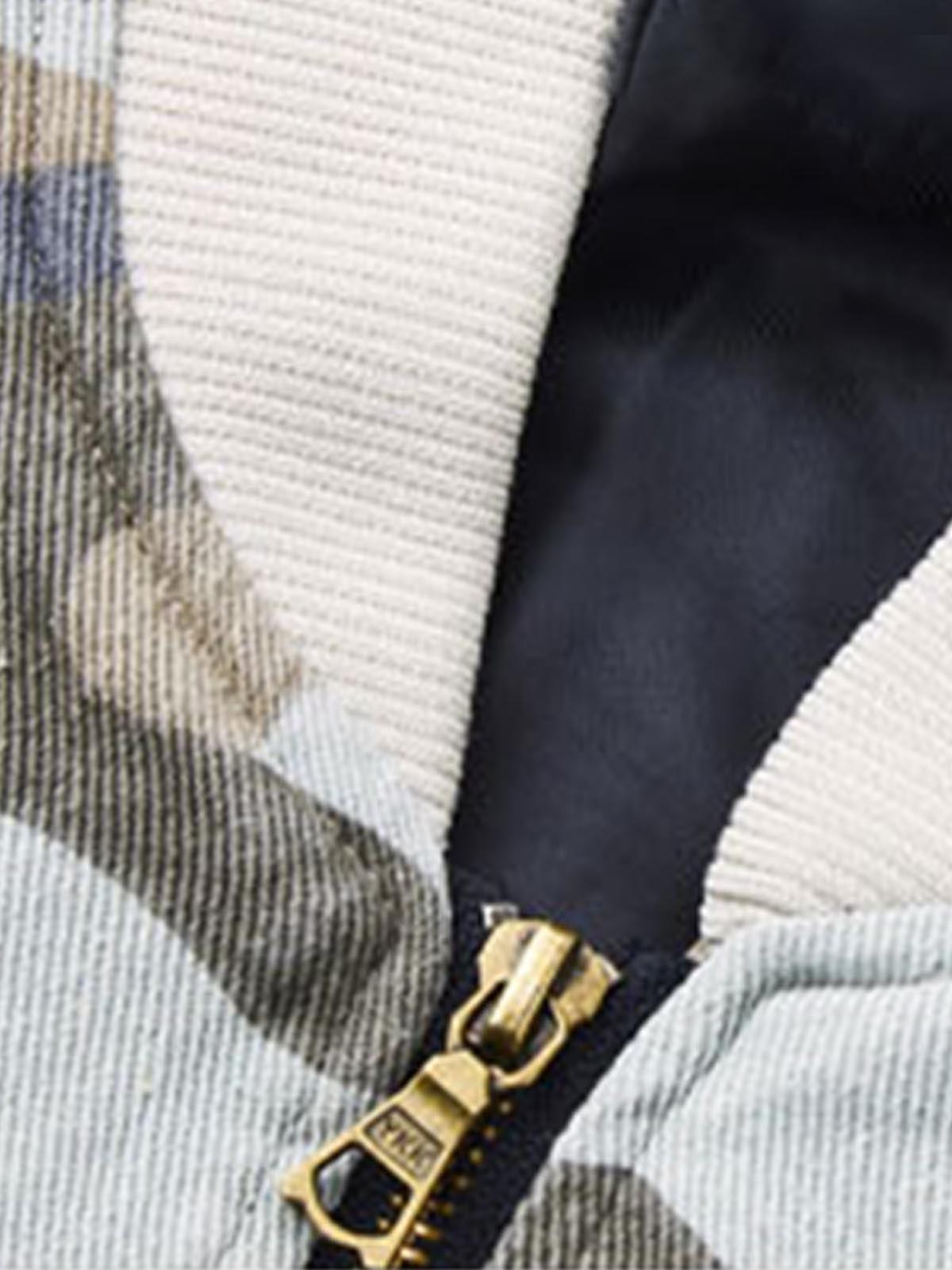 Concert Outfit Camouflage Leather Shoulder Pad Denim Bomber Jacket Concert Outfit Camouflage Leather Shoulder Pad Denim Bomber Jacket