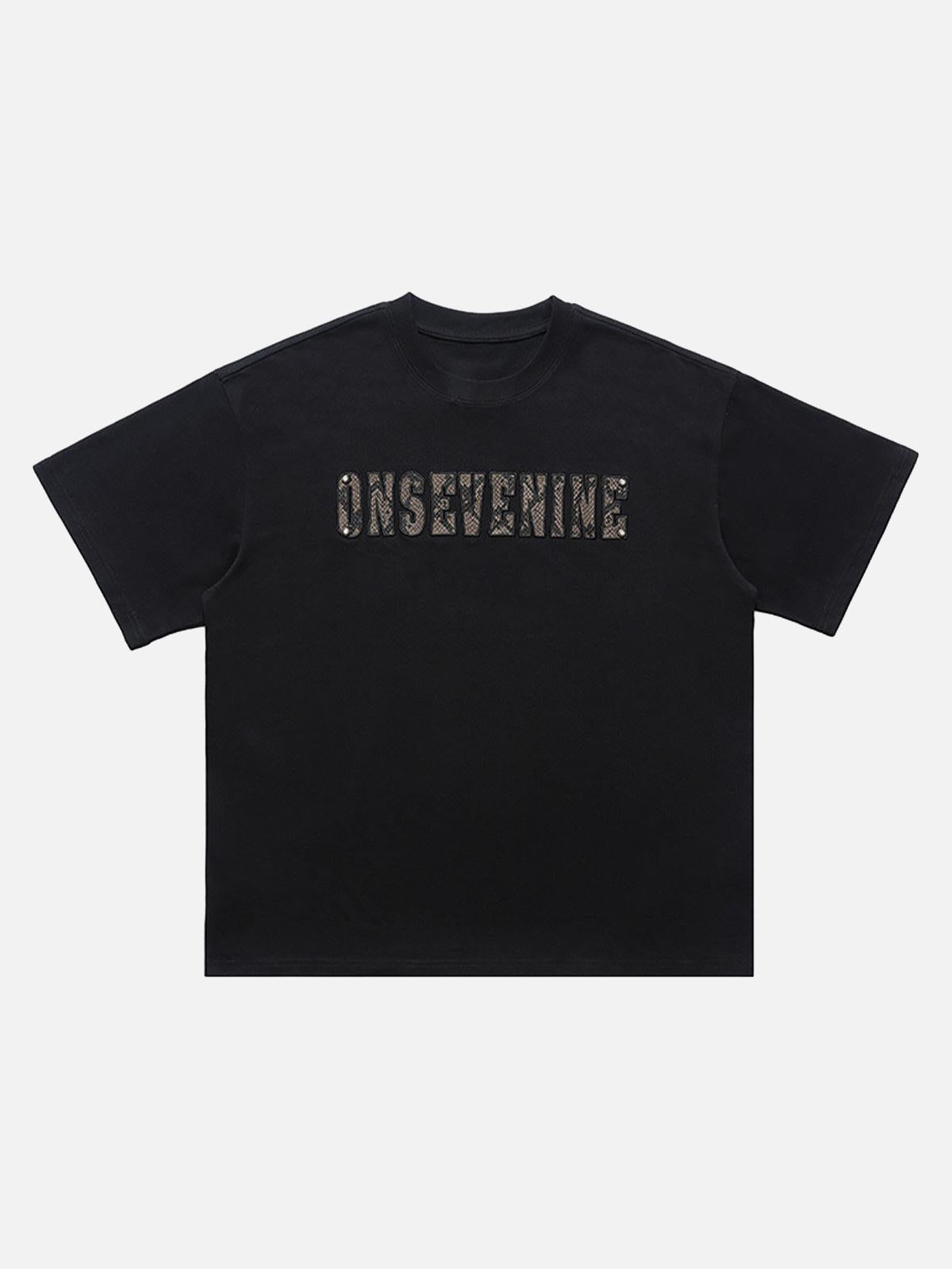 Concert Outfit Camouflage Letter Short Sleeve T-Shirt Concert Outfit Camouflage Letter Short Sleeve T-Shirt