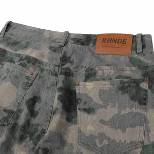 Concert Outfit Camouflage Multi-Pockets Cargo Pants