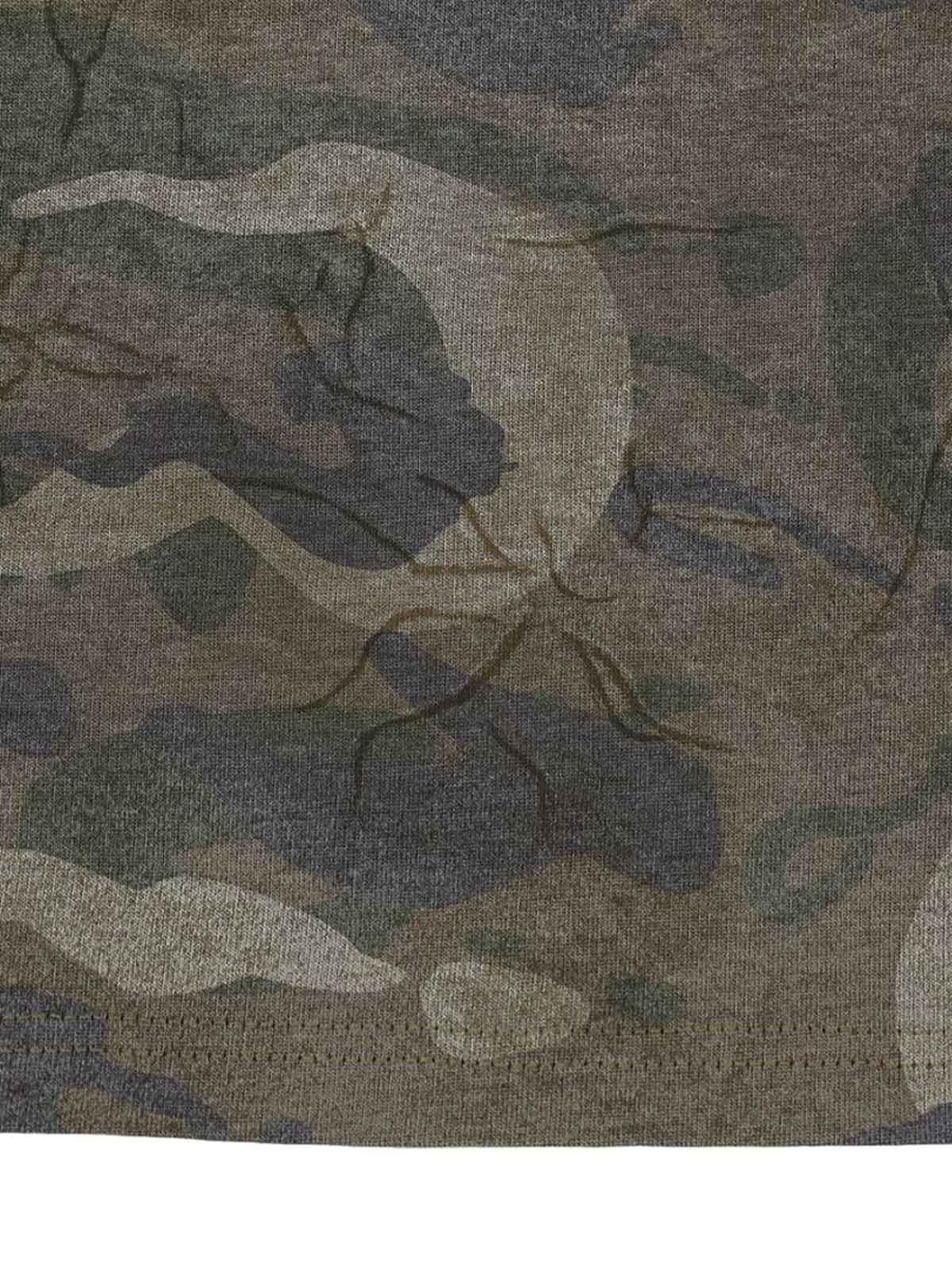 Concert Outfit Camouflage Patchwork Graphic T-Shirt Concert Outfit Camouflage Patchwork Graphic T-Shirt