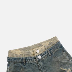 Concert Outfit Camouflage Sagging Jeans