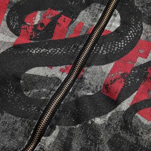 Concert Outfit Camouflage Stitching Stand Collar Military Jacket