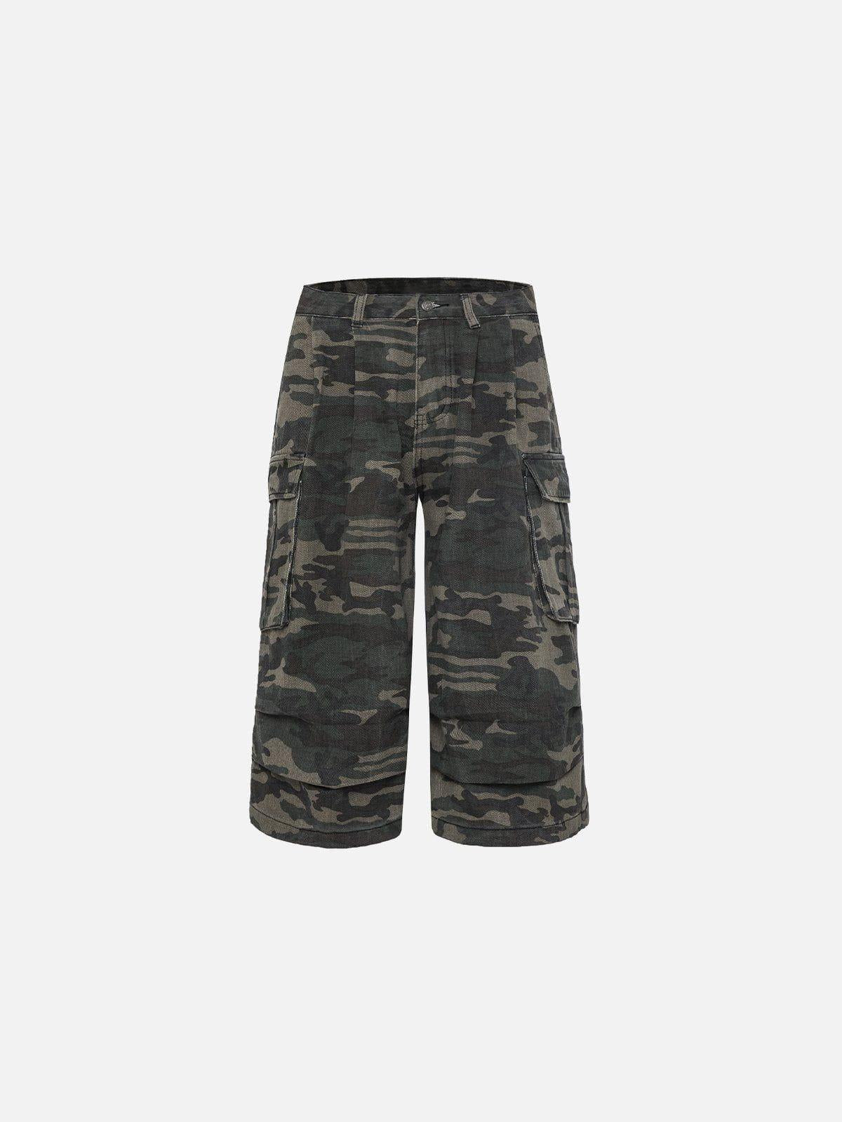 Concert Outfit Camouflage Wrinkle Longline Jorts Concert Outfit Camouflage Wrinkle Longline Jorts