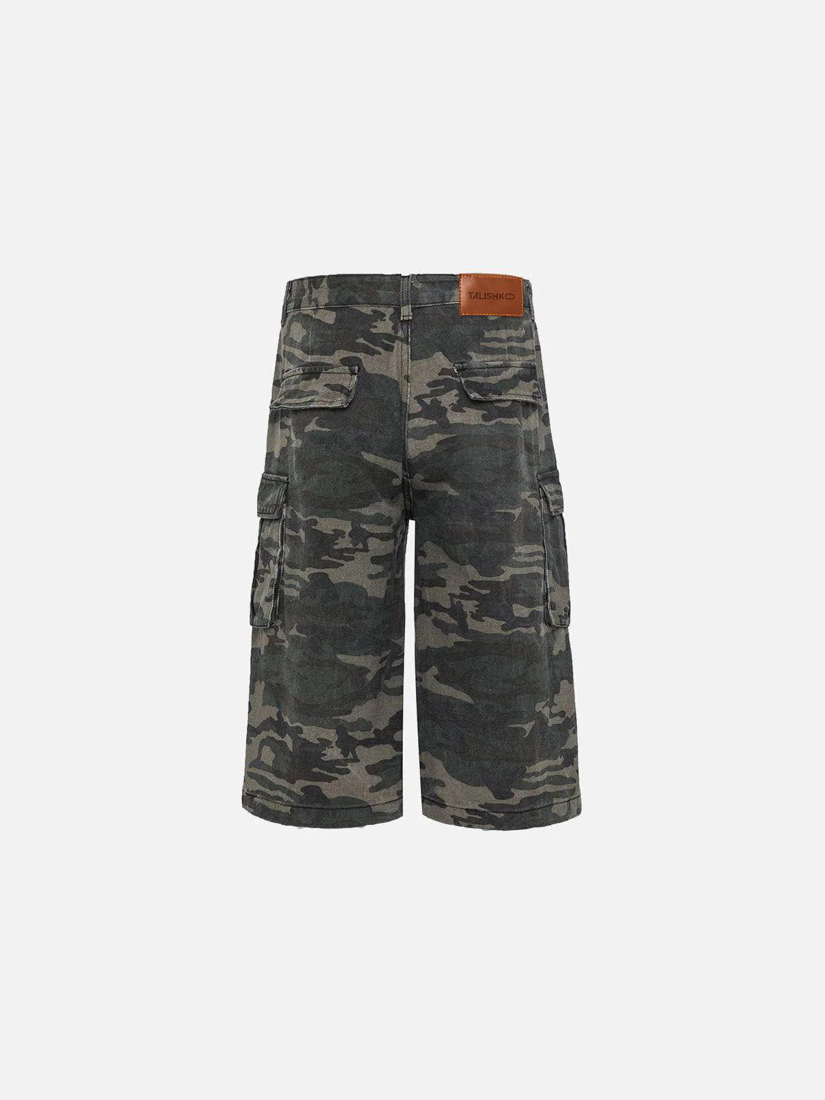 Concert Outfit Camouflage Wrinkle Longline Jorts Concert Outfit Camouflage Wrinkle Longline Jorts