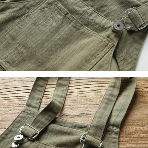 Concert Outfit Cargo Overall Pants