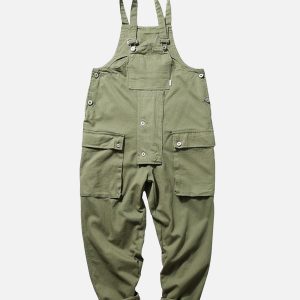 Concert Outfit Cargo Overall Pants
