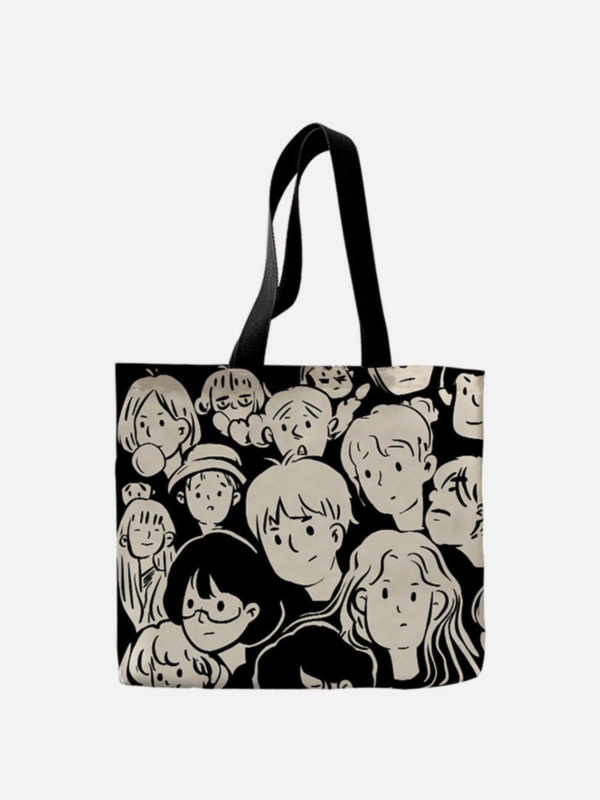 Concert Outfit Cartoon Character Print Bag Concert Outfit Cartoon Character Print Bag