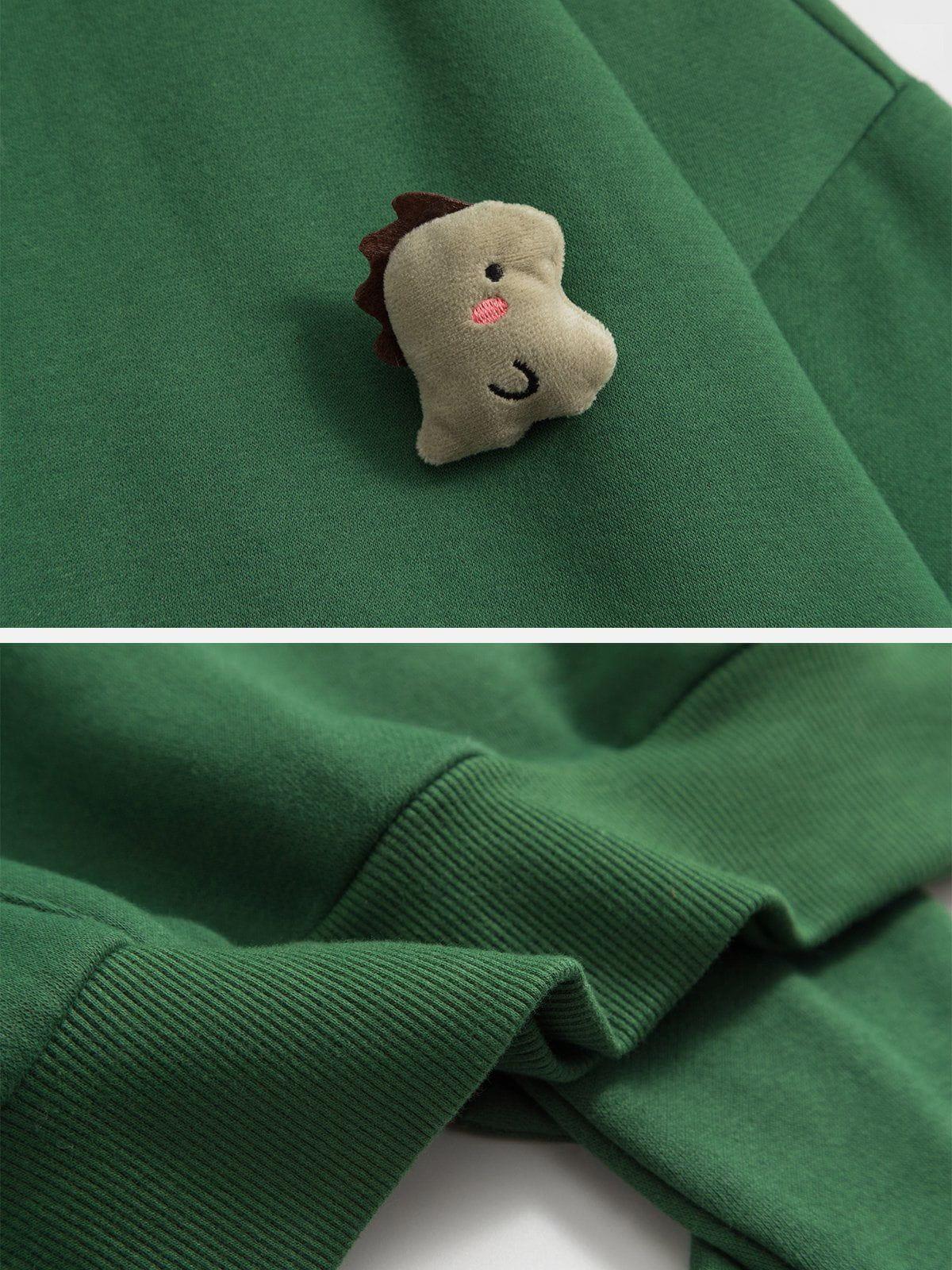 Concert Outfit Cartoon Dinosaur Hoodie Concert Outfit Cartoon Dinosaur Hoodie