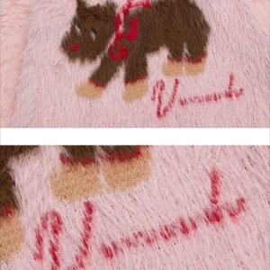 Concert Outfit Cartoon Dog Fun Sweater