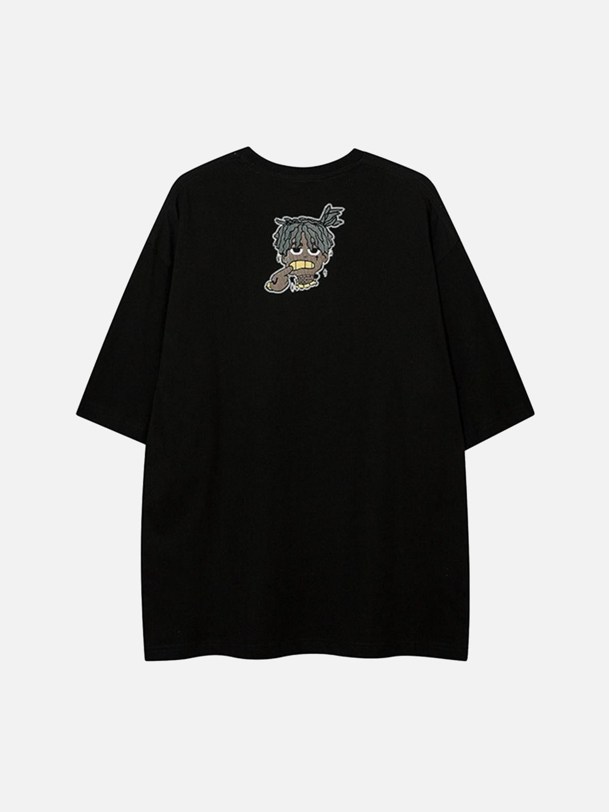 Concert Outfit Cartoon Foam Loose T-Shirt Concert Outfit Cartoon Foam Loose T-Shirt