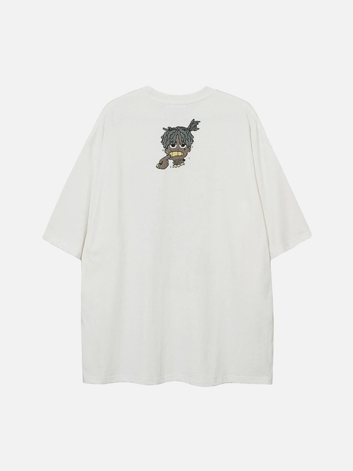Concert Outfit Cartoon Foam Loose T-Shirt Concert Outfit Cartoon Foam Loose T-Shirt
