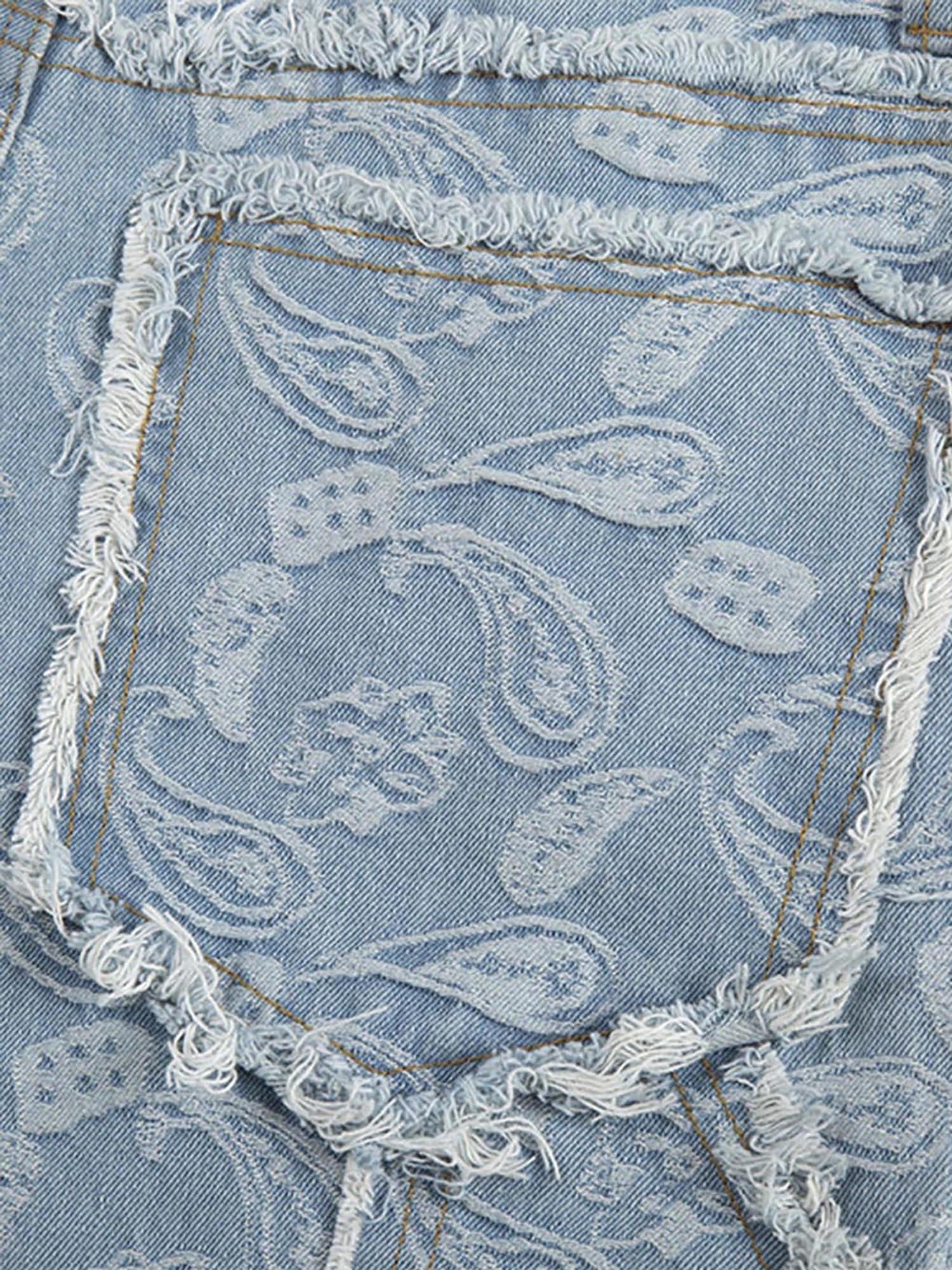 Concert Outfit Cashew Flower Cut Jeans Concert Outfit Cashew Flower Cut Jeans