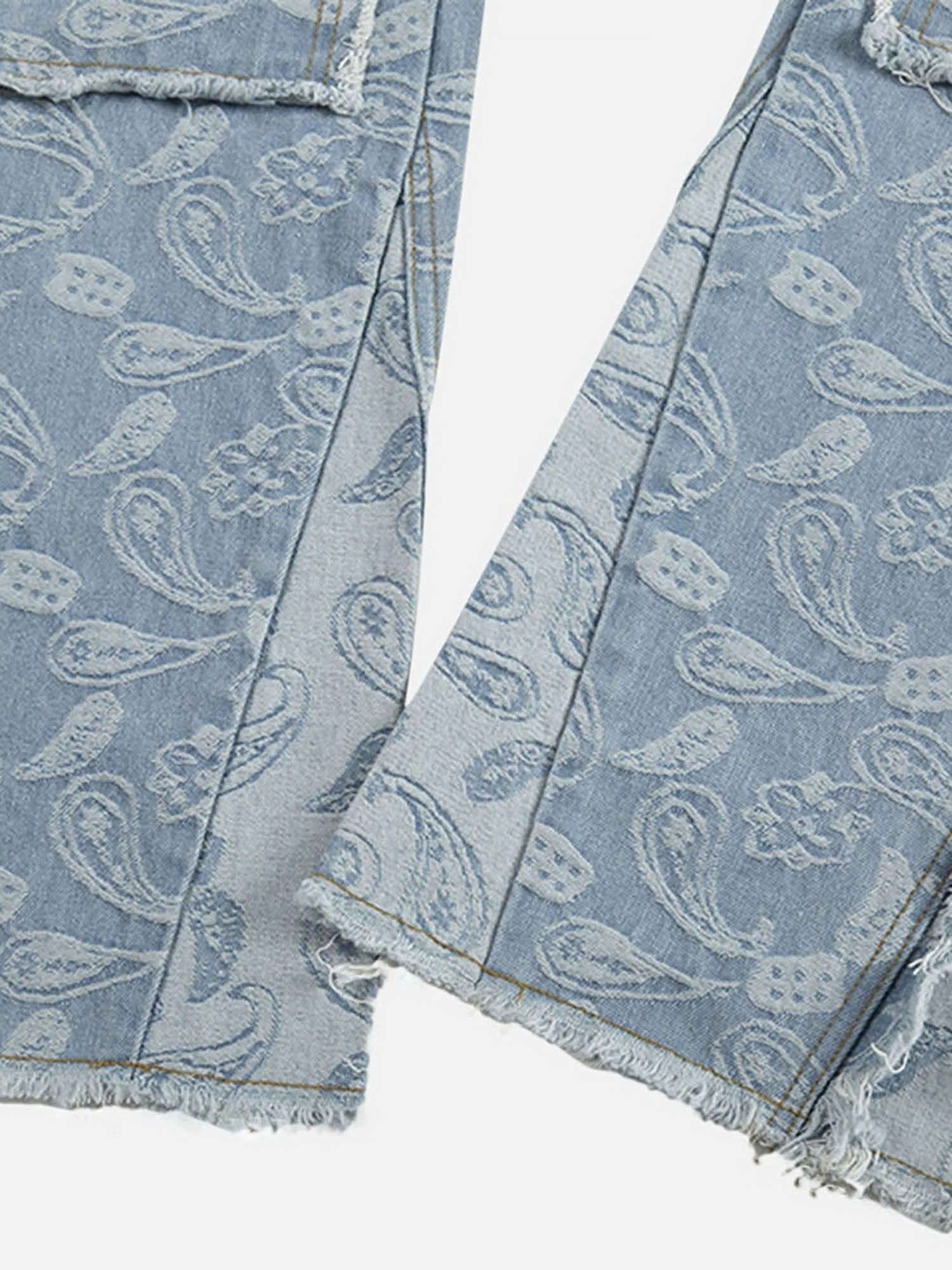 Concert Outfit Cashew Flower Cut Jeans Concert Outfit Cashew Flower Cut Jeans