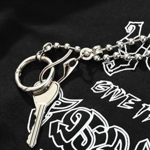 Concert Outfit Chain Decorated Oversized T-Shirt