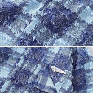 Concert Outfit Check Raw Long-Sleeved Shirt