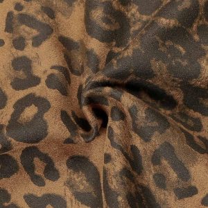 Concert Outfit Cheetah Print Suede Pants