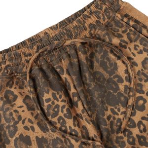 Concert Outfit Cheetah Print Suede Pants