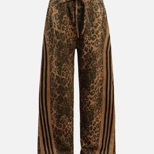 Concert Outfit Cheetah Print Suede Pants