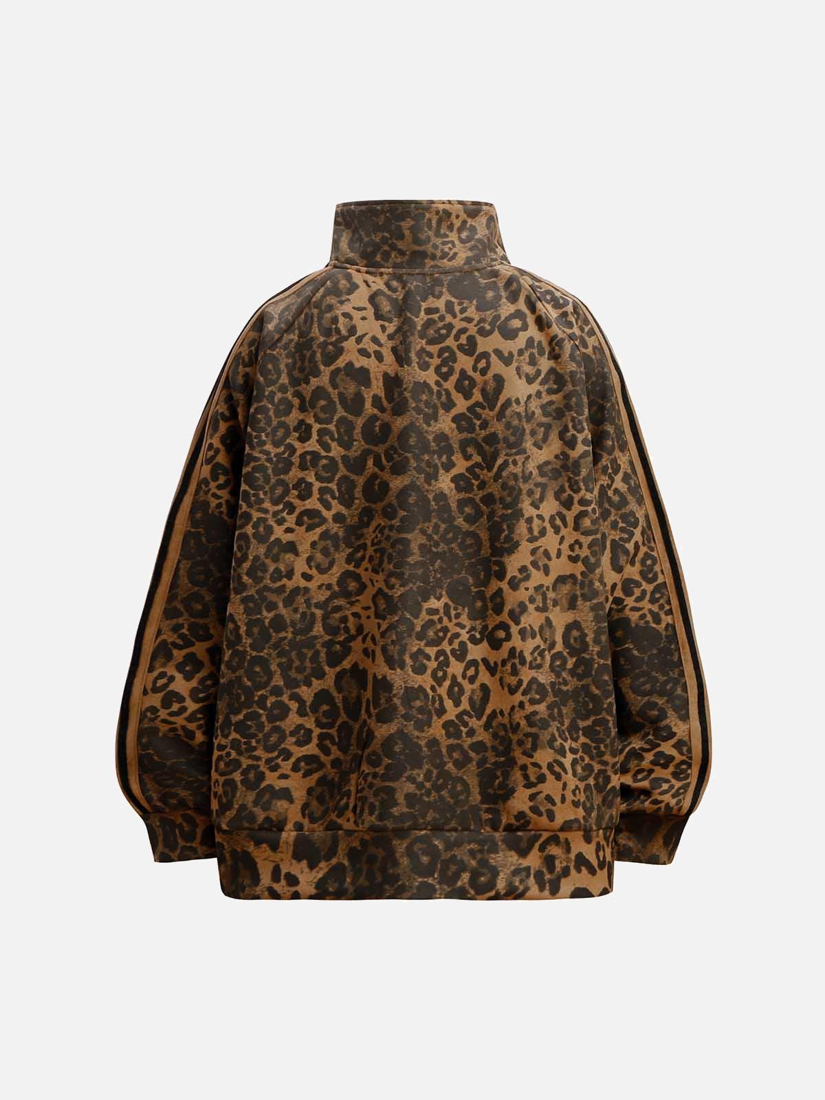 Concert Outfit Cheetah Print Suede Track Jacket Concert Outfit Cheetah Print Suede Track Jacket
