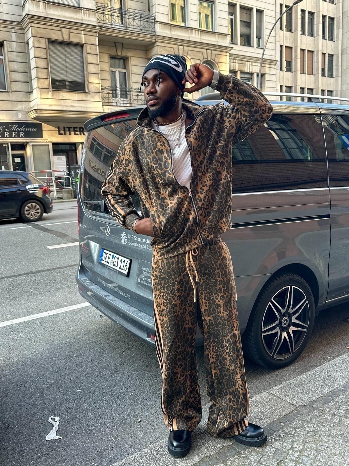 Concert Outfit Cheetah Print Suede Track Jacket Concert Outfit Cheetah Print Suede Track Jacket