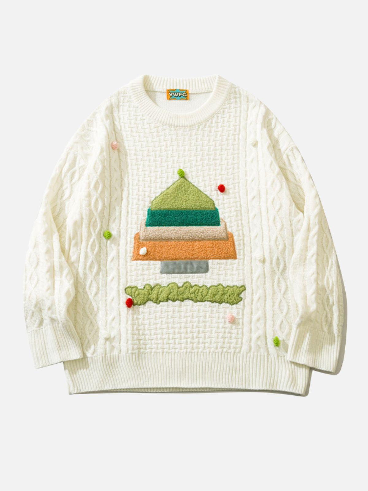 Concert Outfit Christmas Tree Design Sweater Concert Outfit Christmas Tree Design Sweater