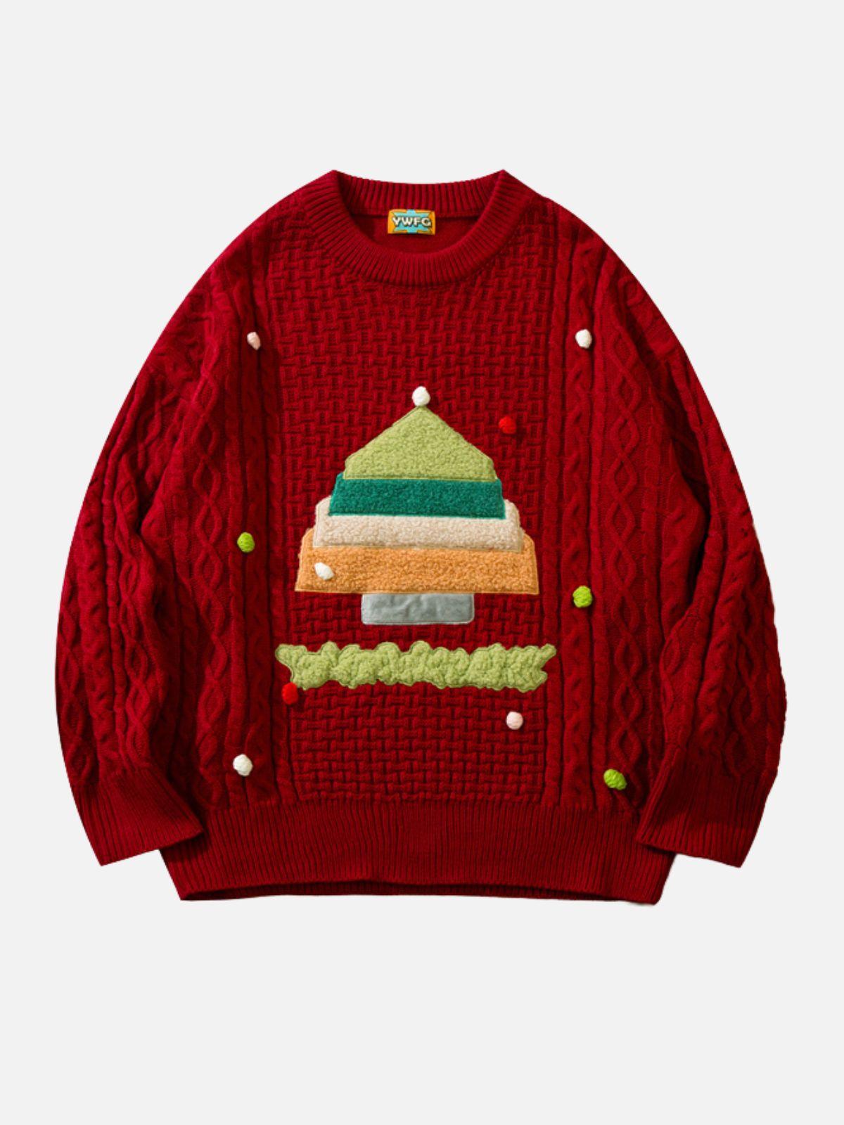 Concert Outfit Christmas Tree Design Sweater Concert Outfit Christmas Tree Design Sweater