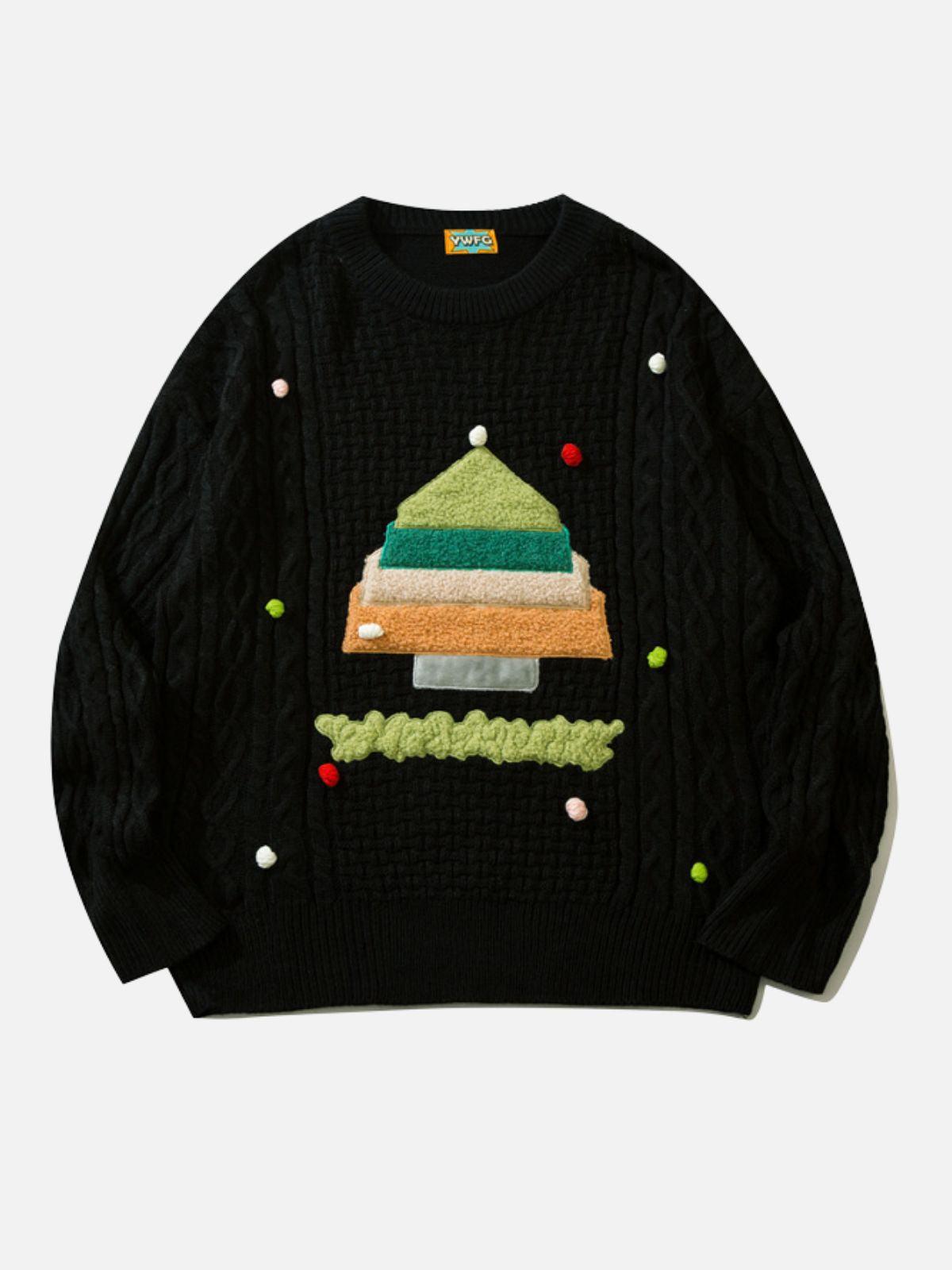 Concert Outfit Christmas Tree Design Sweater Concert Outfit Christmas Tree Design Sweater