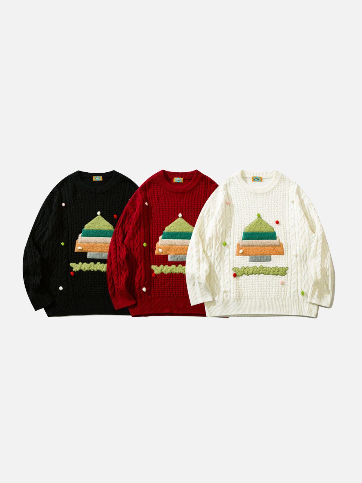 Concert Outfit Christmas Tree Design Sweater Concert Outfit Christmas Tree Design Sweater