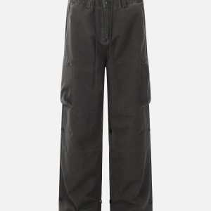 Concert Outfit Classic Multi-Pocket Cargo Pants