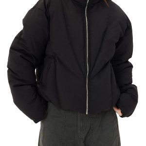 Concert Outfit Classic Stand Collar Puffer Jacket
