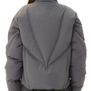 Concert Outfit Classic Stand Collar Puffer Jacket