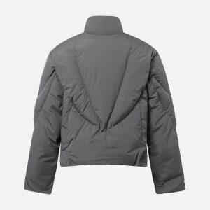 Concert Outfit Classic Stand Collar Puffer Jacket